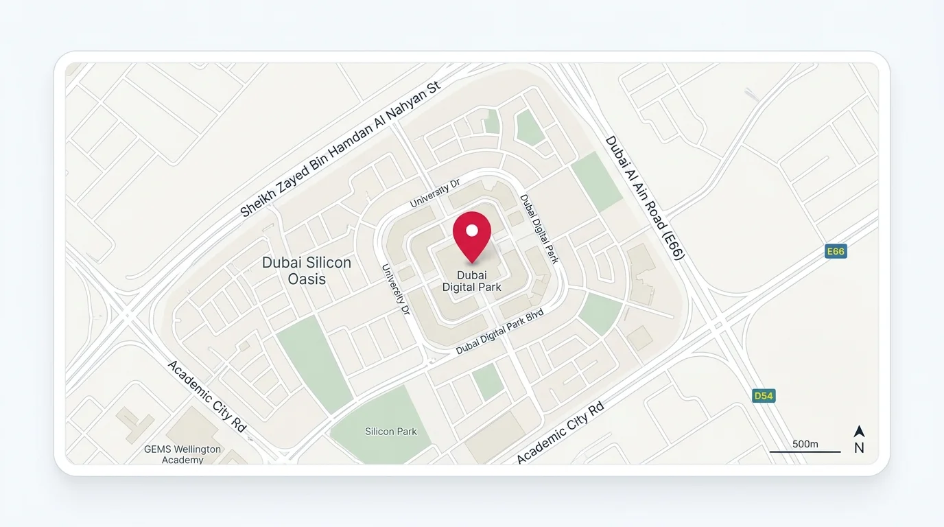 Dubai Silicon Oasis Map